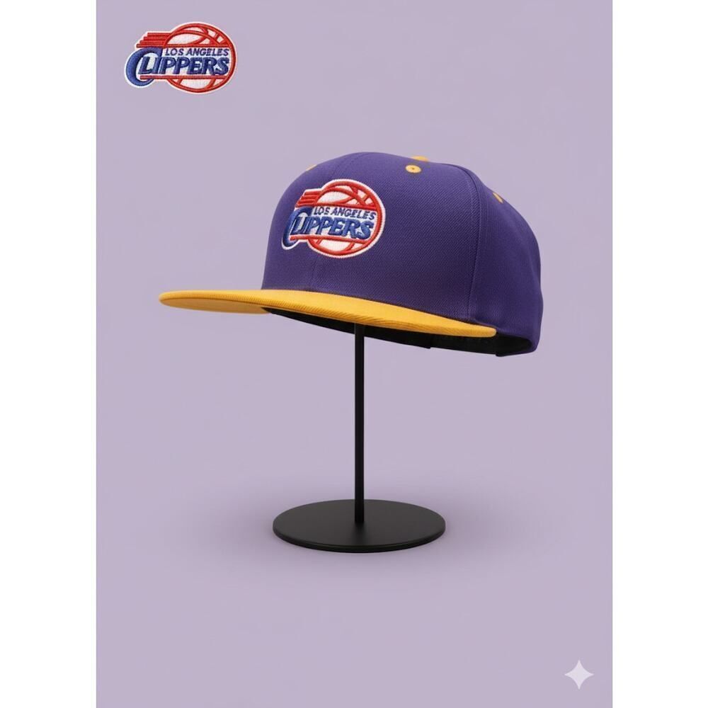 Los Angeles LA Clippers Snap Back Embroidered Adjustable Cap Hat OS